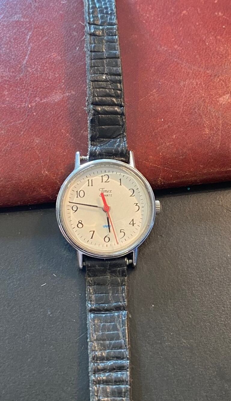 VTG Women's 23mm Silver Tone Timex Watch, Water Resistant